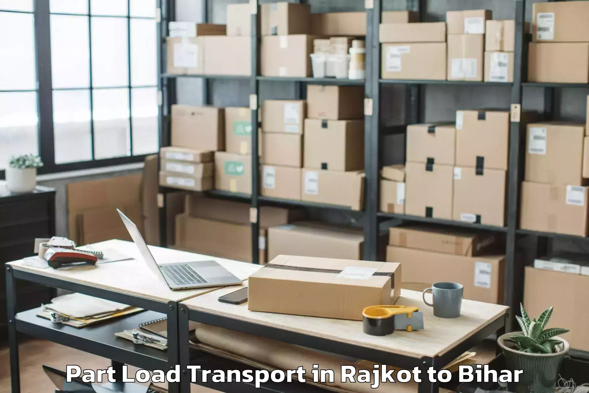 Hassle-Free Rajkot to Sabour Part Load Transport